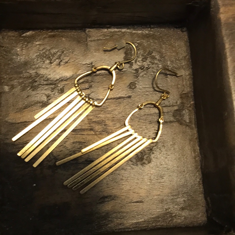 Gold earrings